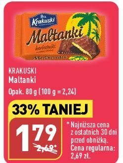 ALDI Herbatniki krakuski maltanki oferta