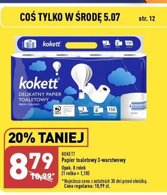 ALDI Papier toaletowy kokett oferta