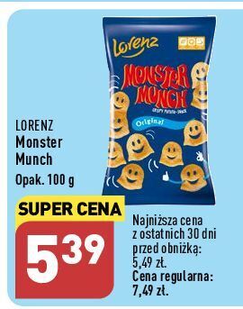 ALDI Chrupki lorenz monster munch oferta