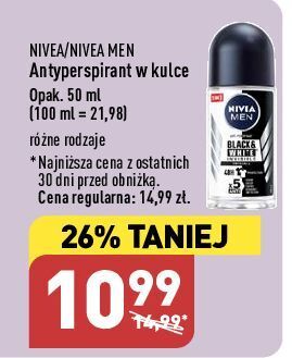 ALDI Antyperspirant original nivea men invisible black & white oferta