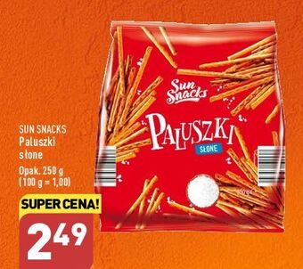 ALDI Paluszki solone sun snacks oferta