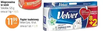 E.Leclerc Papier toaletowy delikatnie biały velvet oferta