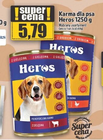 Topaz Karma dla psa Heros 1250 g oferta