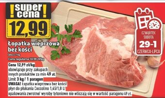 Topaz Łopatka wieprzowa bez kości 1kg oferta