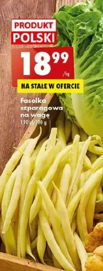Biedronka Fasolka szparagowa żółta oferta