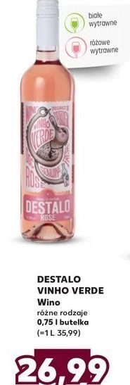 Kaufland Wino vinho verde destalo oferta