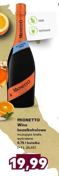 Wino mionetto 0.0%