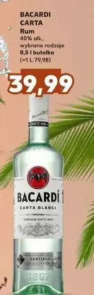 Kaufland Rum bacardi carta blanca oferta