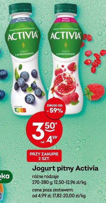 Żabka Jogurt pitny activia oferta