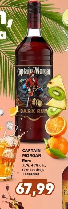 Kaufland Rum captain morgan dark oferta