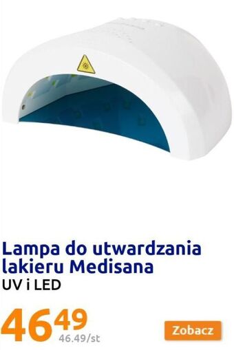 Action Lampa do utwardzania lakieru medisana oferta