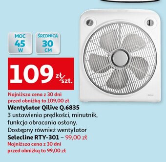 Auchan Qilive Wentylator Q.6835 oferta