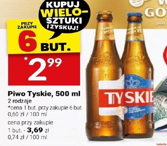 Twój Market Piwo Tyskie, 500 ml oferta