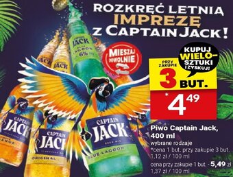 Twój Market Piwo Captain Jack, 400 ml oferta