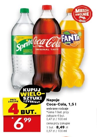 Twój Market Napoje Coca-Cola, 1,5 l oferta