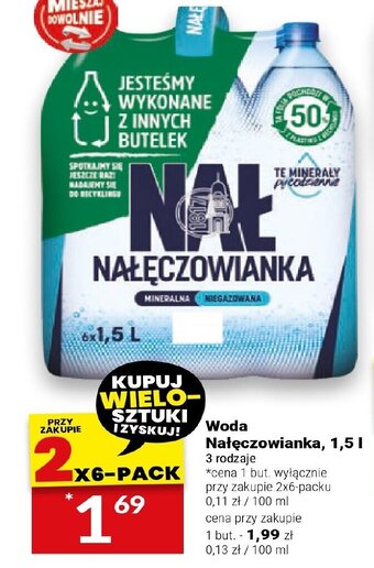 Twój Market Woda Nałęczowianka, 1,5 I oferta