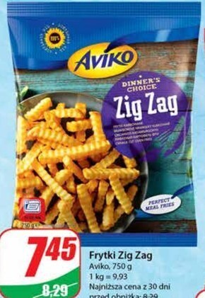 Dino Aviko zig zag frytki karbowane 750 g oferta