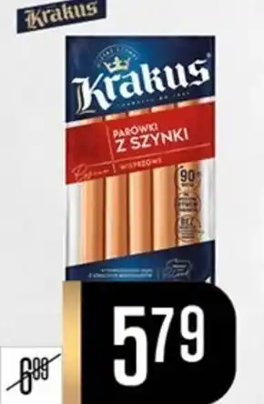 Chata Polska Krakus parówki z szynki wieprzowe 200 g oferta