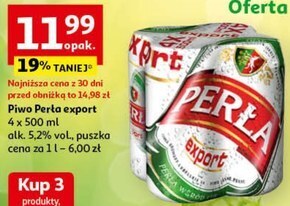 Auchan Piwo perła oferta
