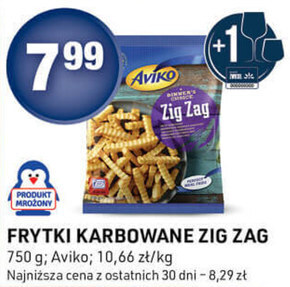 Stokrotka Optima Aviko zig zag frytki karbowane 750 g oferta