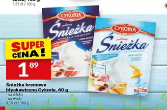 Twój Market Śnieżka kremowa błyskawiczna Cykoria, 60 g oferta