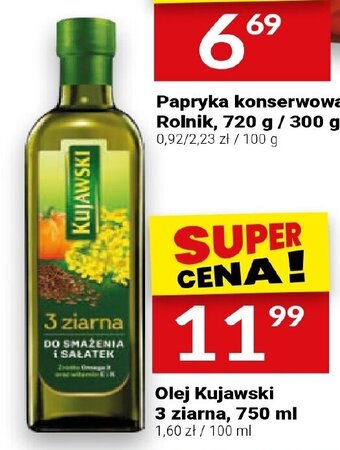 Twój Market Olej Kujawski 3 ziarna, 750 ml oferta
