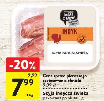 Intermarche Szyja z indyka intermarche dobre z farmy oferta