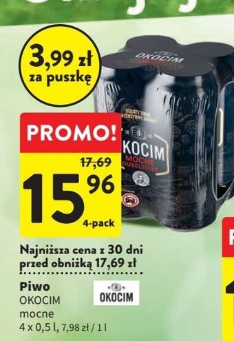 Intermarche Piwo okocim mocne dubeltowe oferta