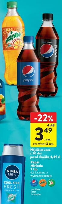 Intermarche Napój orange mirinda oferta