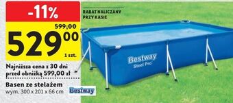 Intermarche Basen steel pro 300 x 201 66 cm bestway oferta