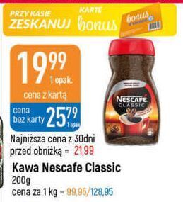 E.Leclerc Kawa nescafe classic oferta