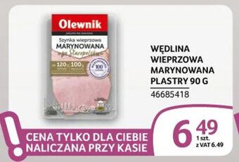 Selgros WĘDLINA WIEPRZOWA MARYNOWANA PLASTRY 90 G oferta