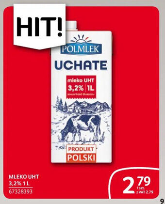 Selgros POLMLEK MLEKO UHT 3,2% 1L oferta