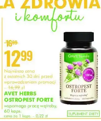 SuperPharm Ostropest forte oferta