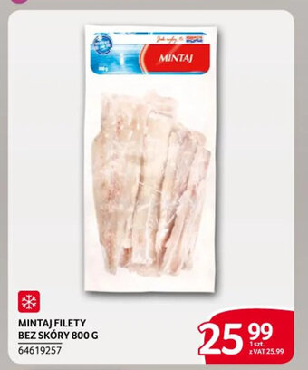 Selgros MINTAJ FILETY BEZ SKÓRY 800 G oferta