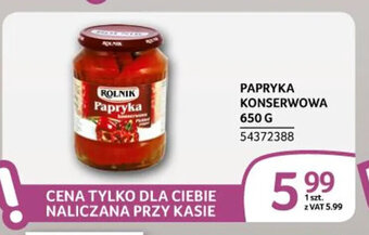 Selgros ROLNIK PAPRYKA KONSERWOWA 650 G oferta