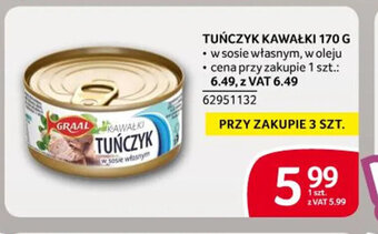 Selgros TUŃCZYK KAWAŁKI 170 G oferta