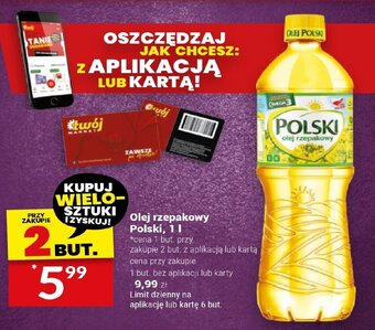 Twój Market Olej rzepakowy Polski, 1l oferta