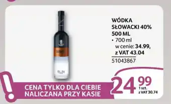 Selgros SŁOWACKI WÓDKA 40% 500ml oferta