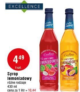 E.Leclerc Syrop lemoniadowy malina-arbuz-smoczy owoc excellence oferta