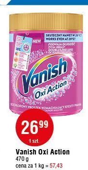 E.Leclerc Odplamiacz w proszku pink vanish oxi action oferta