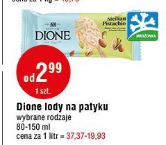 Lody pistacjowe dione