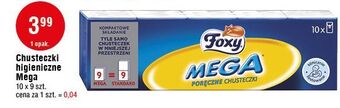 E.Leclerc Chusteczki higieniczne foxy mega oferta