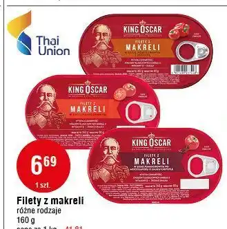 E.Leclerc Filety z makreli w sosie pomidorowym king oscar oferta