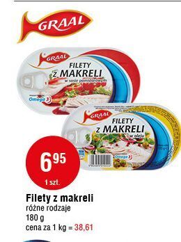 E.Leclerc Filety z makreli w sosie pomidorowym graal oferta