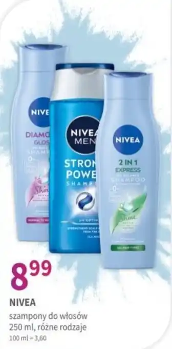 Drogerie Polskie NIVEA szampony do włosów 250 ml oferta