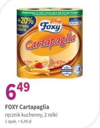 FOXY Cartapaglia ręcznik kuchenny, 2 rolki