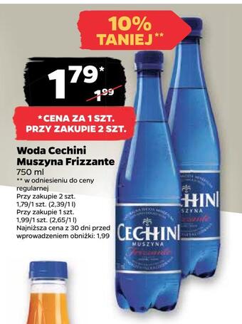 Netto Woda cechini muszyna frizzante oferta