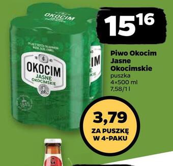 Netto Piwo okocim jasne okocimskie oferta