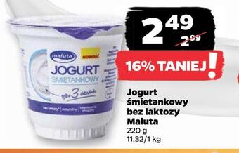 Netto Jogurt śmietankowy bez laktozy maluta oferta